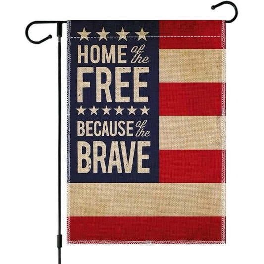 Patriotic Themed Garden Flags