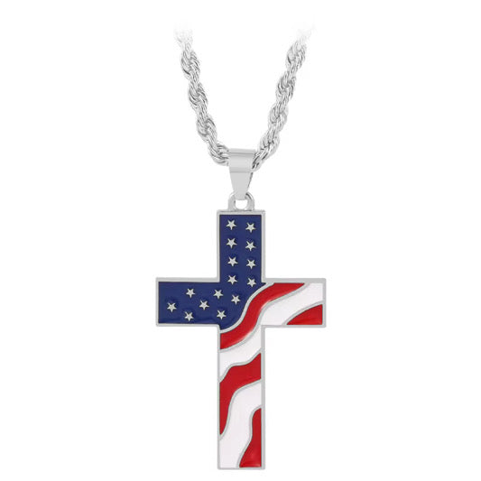 Faith, Flag & Freedom Necklace
