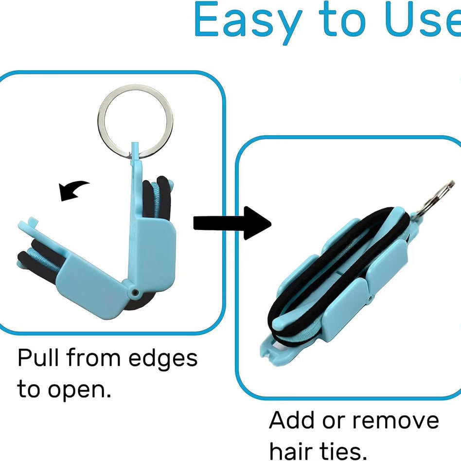 Hair Tie Keeper Keychain