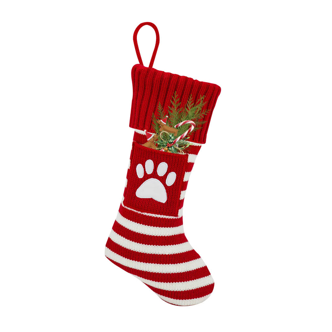Paws & Claus Stocking
