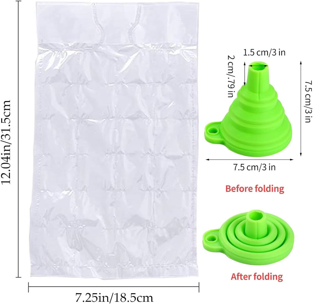 Viral 100 Piece Ice Bag Set
