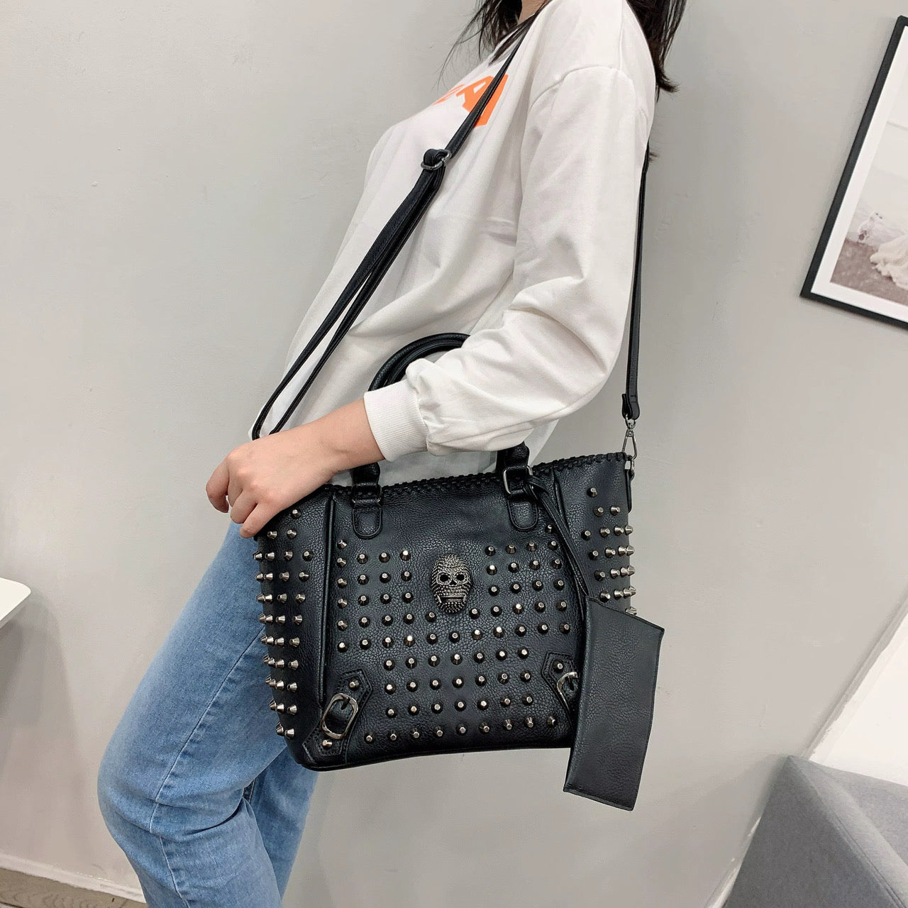 The Rebel Stud Purse