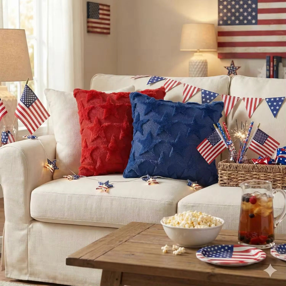 Classic Star Americana Pillow Covers