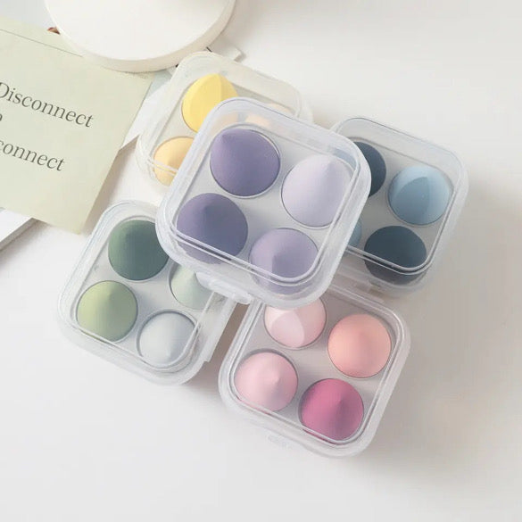 4 Piece Makeup Sponge Set