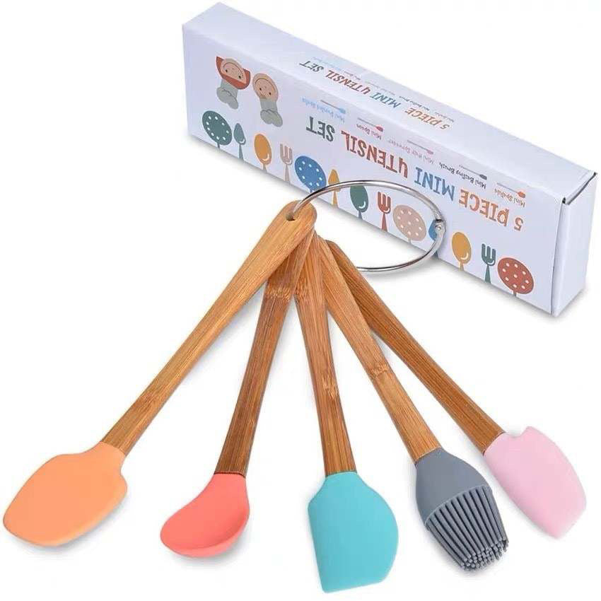 5 piece mini utensil set