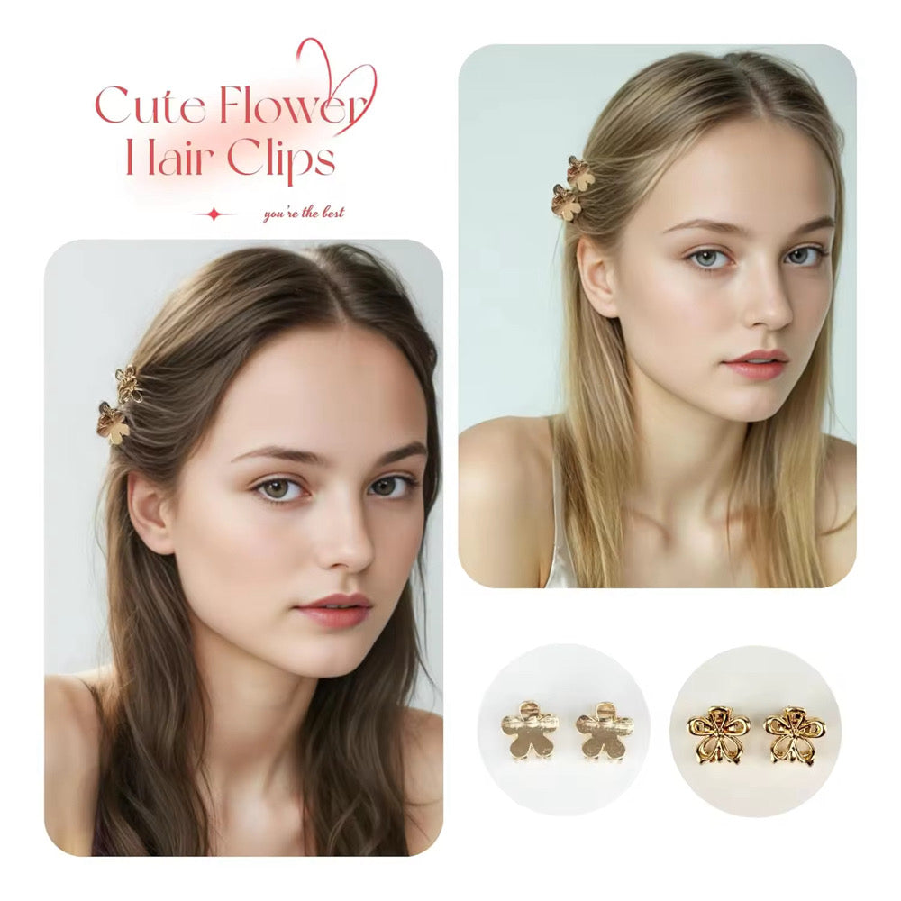 12 Piece Gold Fun Clips