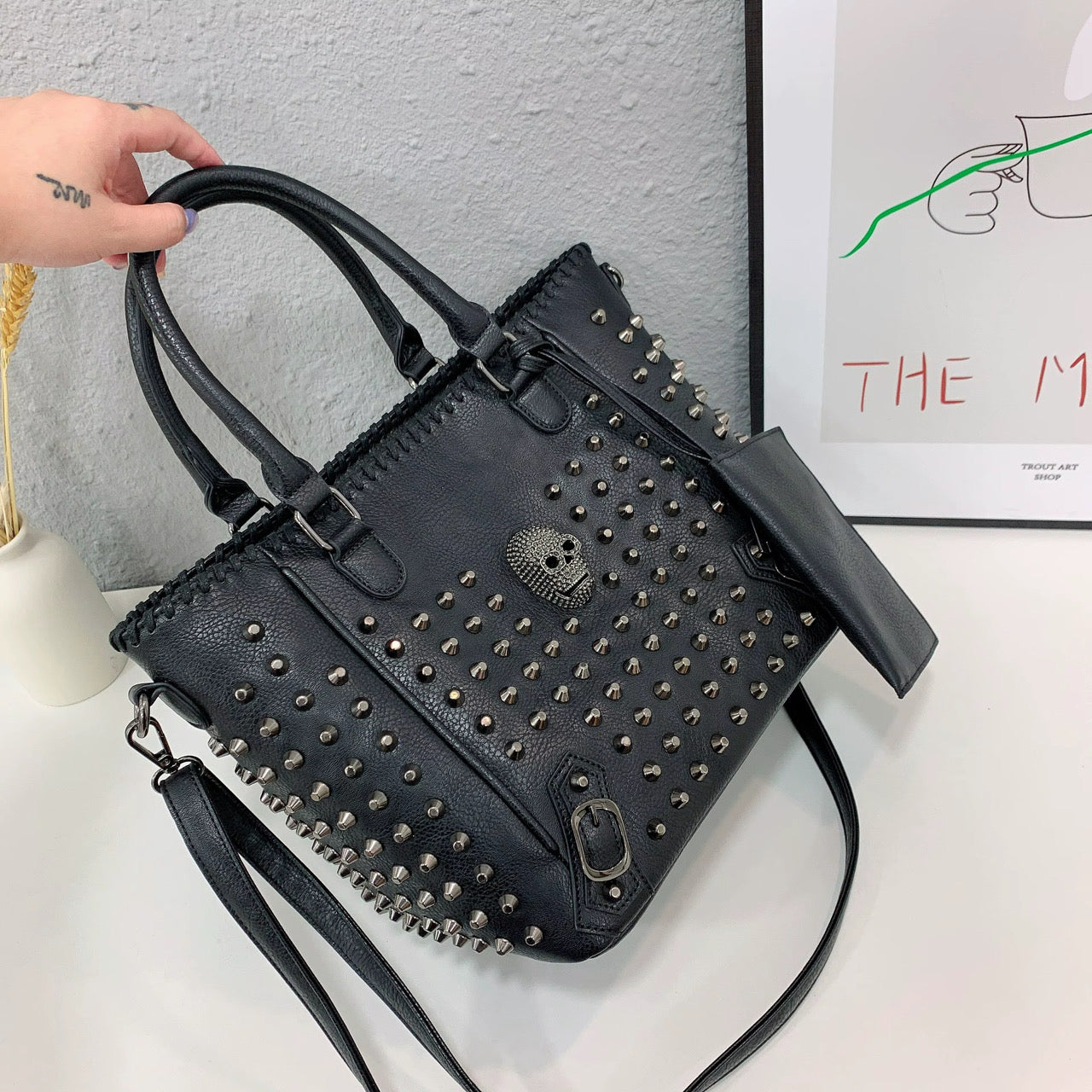 The Rebel Stud Purse