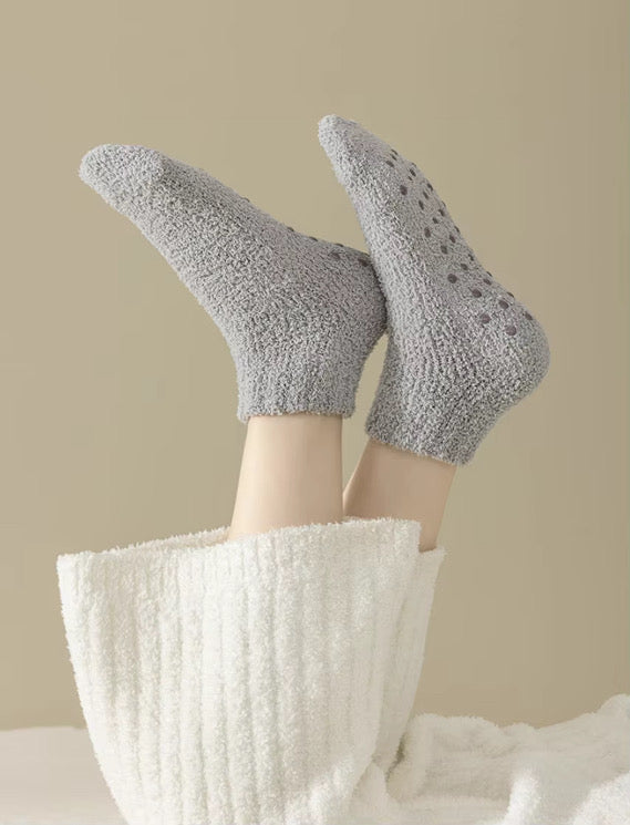 8 Piece Non Slip Fuzzy Socks