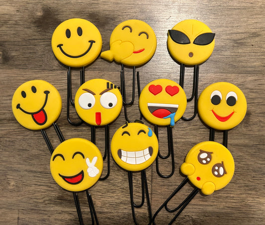 10 Piece Smiley Bookmarks