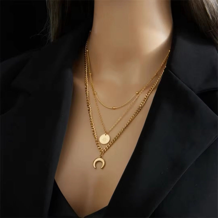Triple Layer Statment Necklace