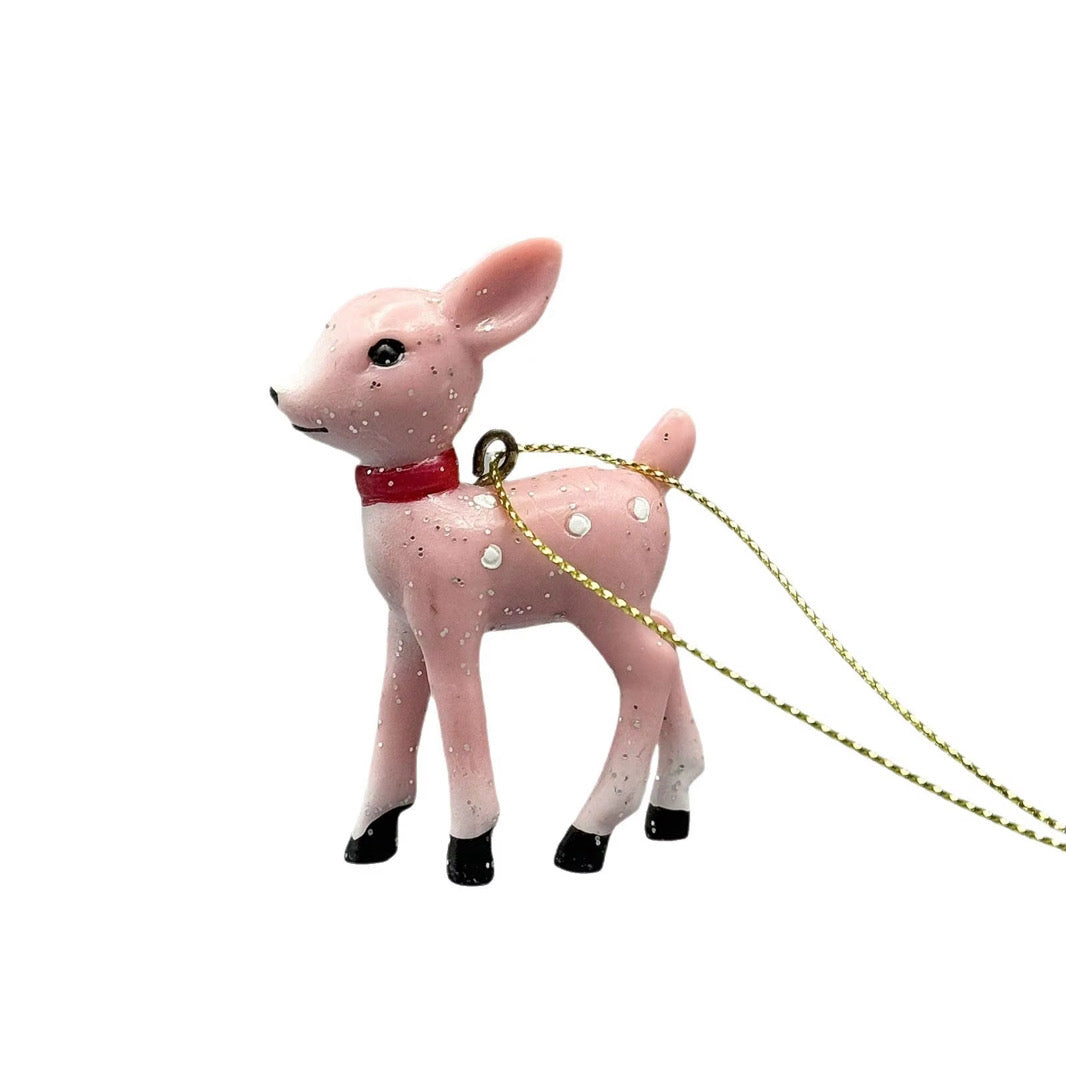 2 Piece Reindeer Ornament Set