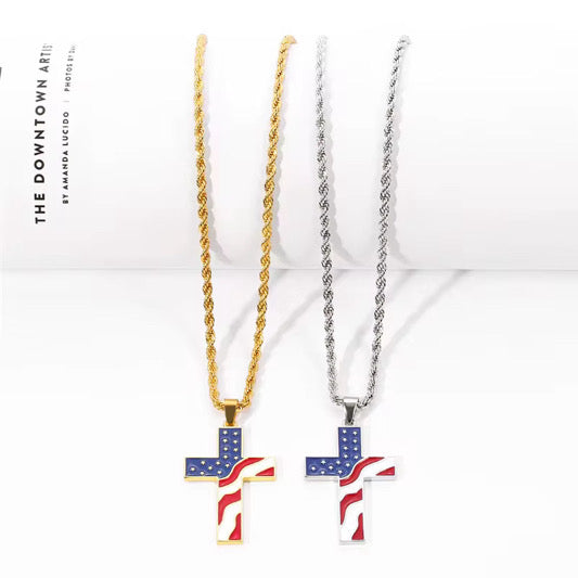 Faith, Flag & Freedom Necklace