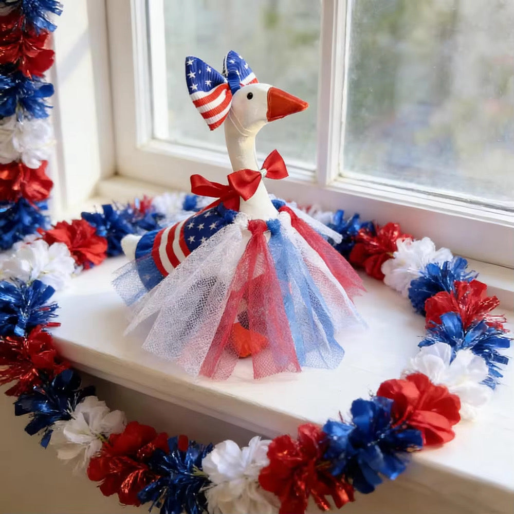 The Red, White & Goose Fit For Desktop Goose