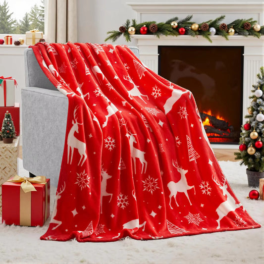 Christmas Themed Snuggle Blankets