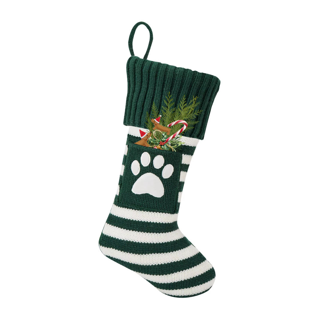 Paws & Claus Stocking