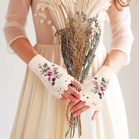 GardenStitch Fingerless Gloves