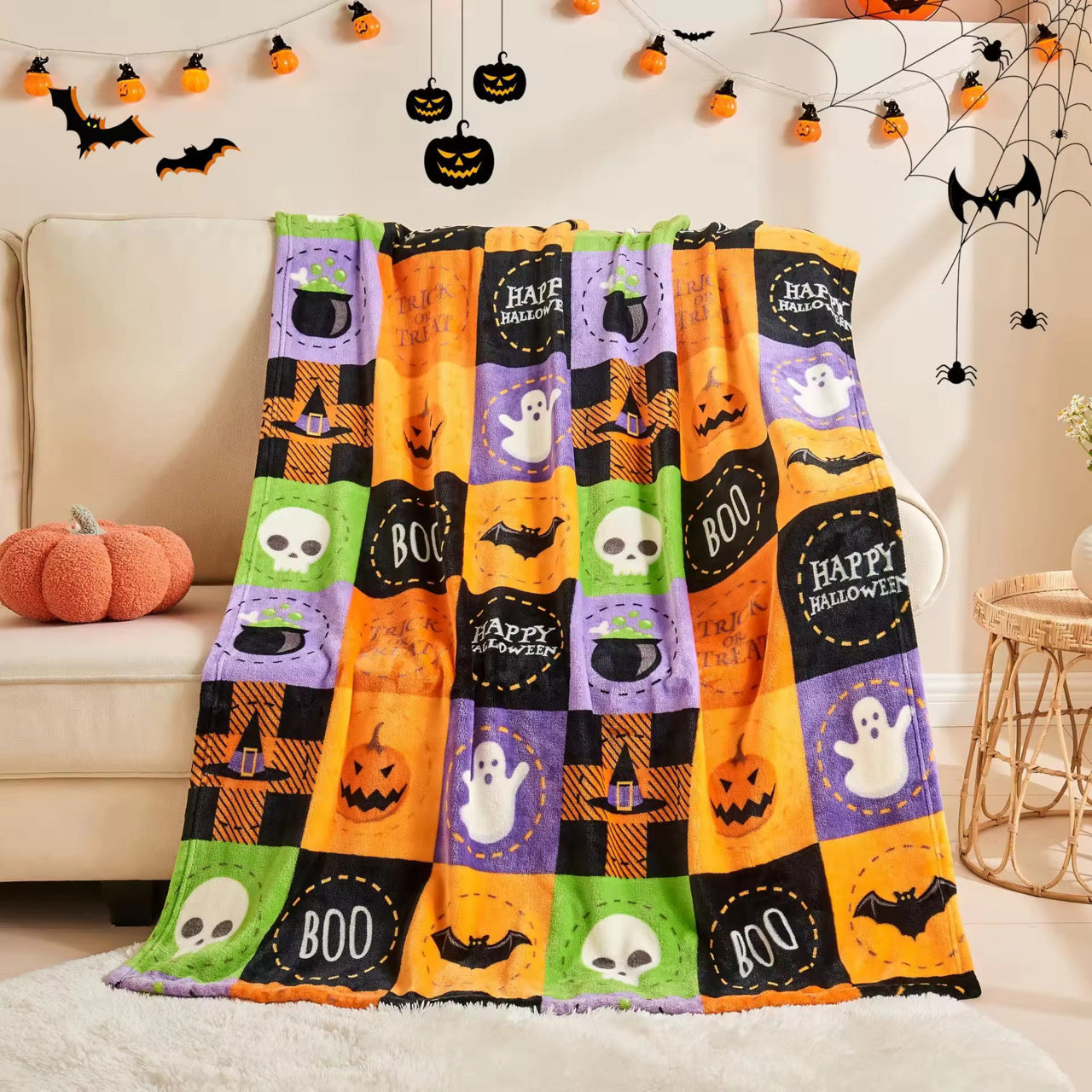 Spooktacular Halloween Blankets