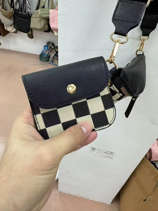 Check This Checkered Crossbody