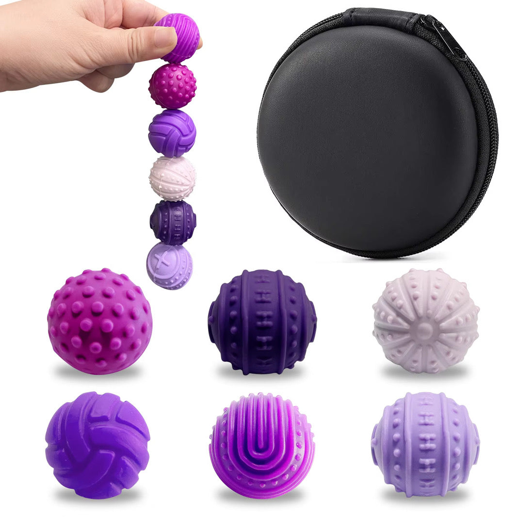 Silicone Magnetic Sensory Ball Set