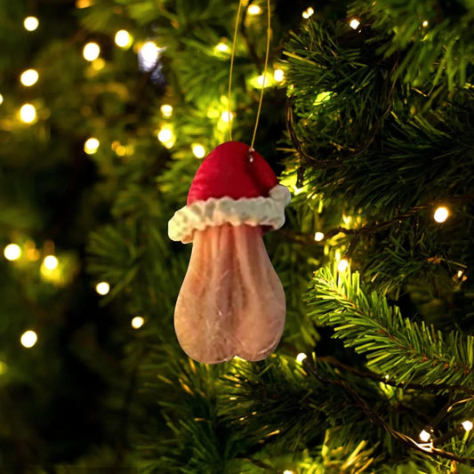 Balls In Santa Hat Ornament