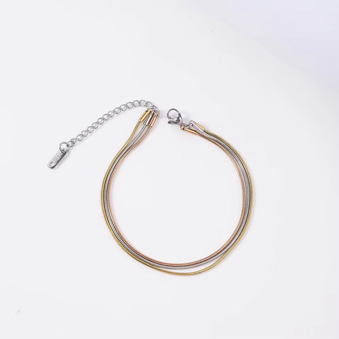 Mixed Chain Anklet
