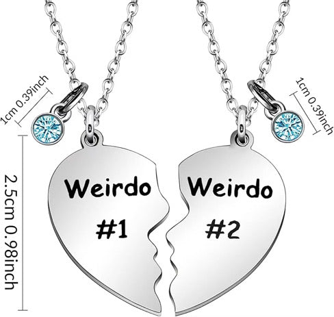 Weirdo Besties Necklace