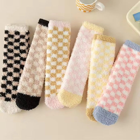 Check It Out Soft Plush Sock Set of 6