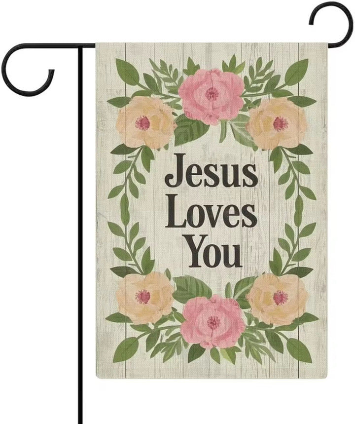 Faith Themed Garden Flags