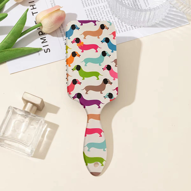 Dachshund Theme Hair Brush
