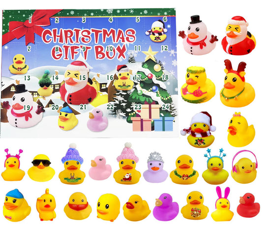 The Quackmas Crew 24 Piece Rubber Duckie Set