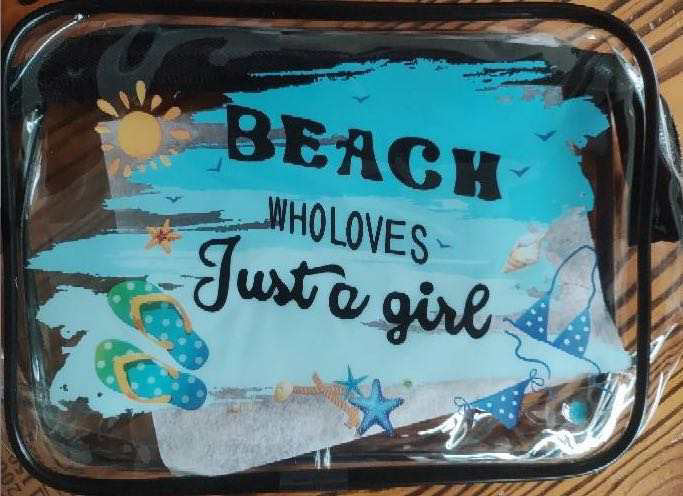 Beachy Beach Cosmetic Bags