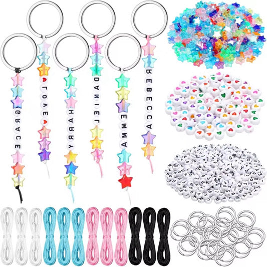 Shine & String Star Keychain Kit