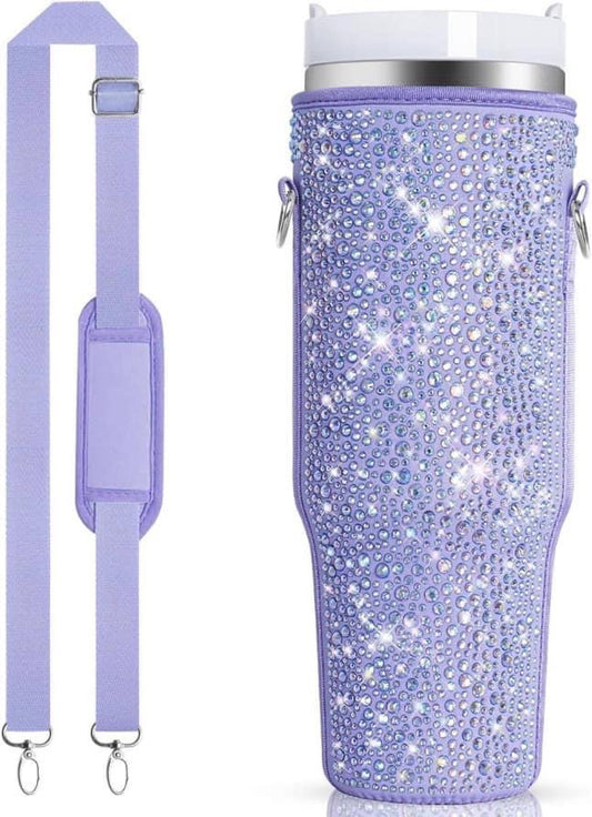 Bling Is Better Water Bottle Carrier Bag