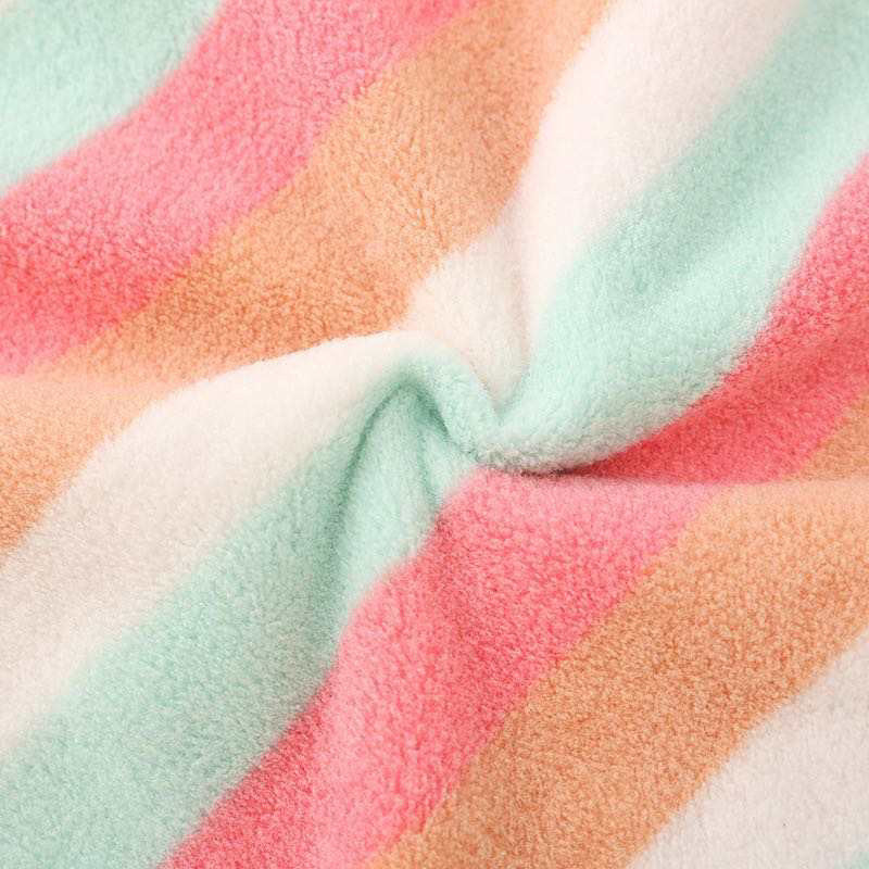 Rainbow Microfiber Hair Towels