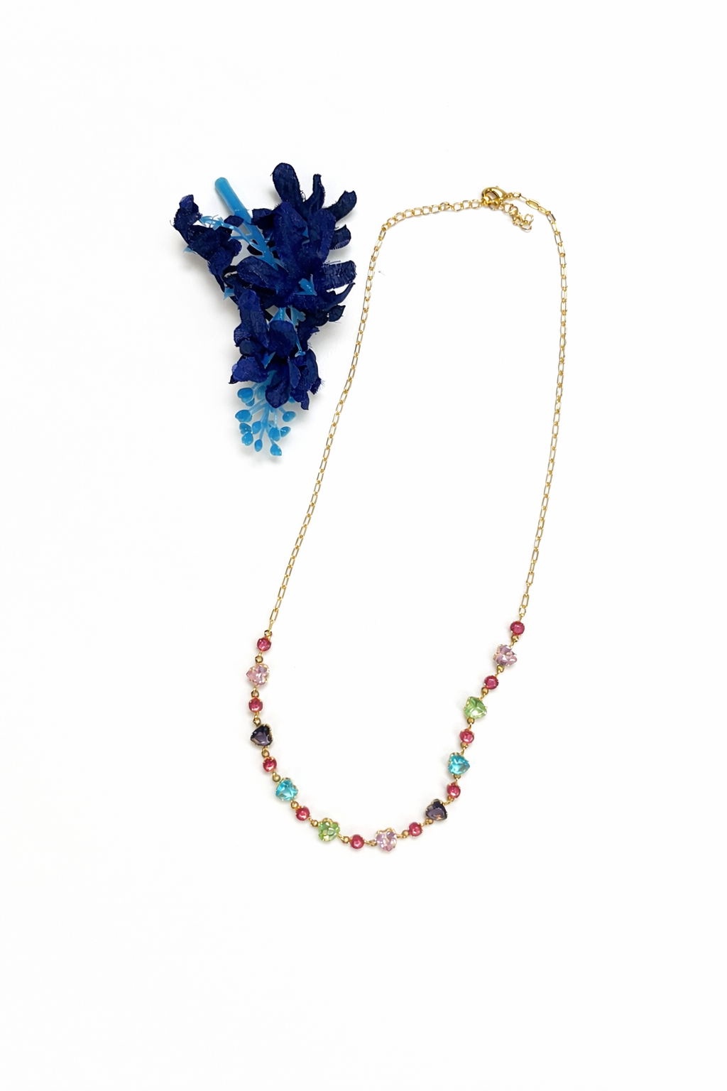 Sweet Colorful Heart Necklace.