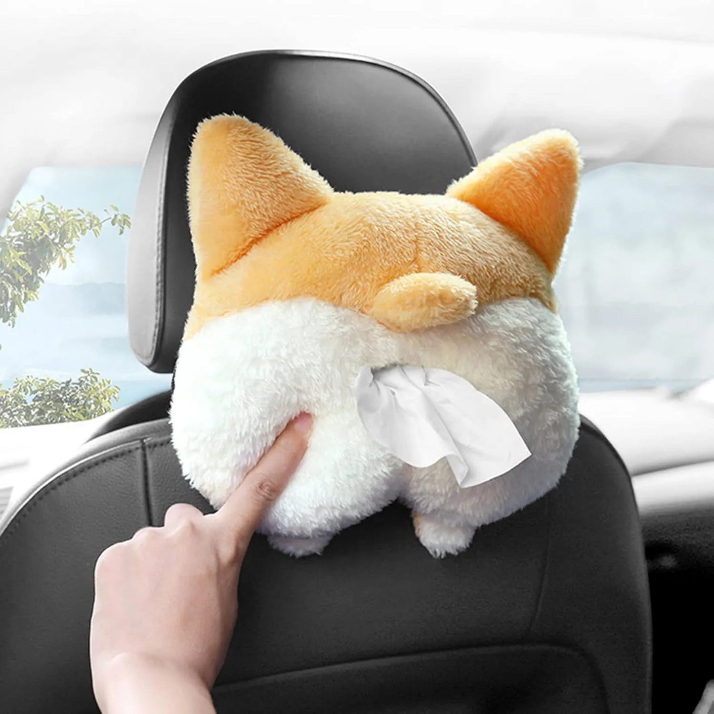 Corgi Booty Tissue Holder