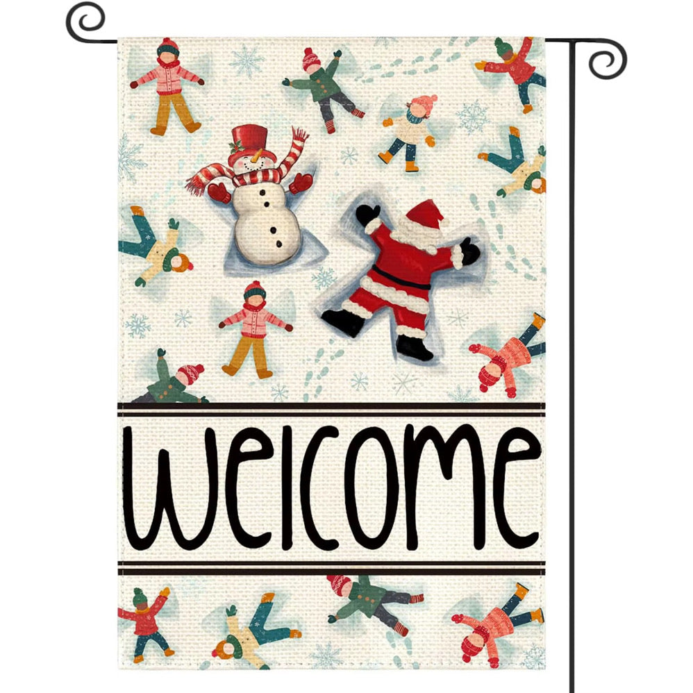 MORE Festive Christmas Themed Garden Flags