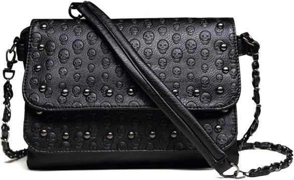 Scary Skull Crossbody Bag