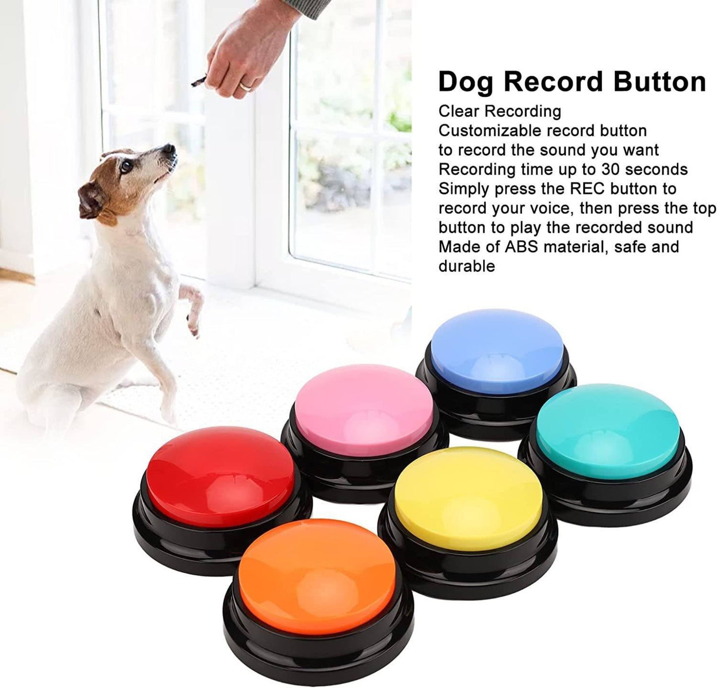 Dog Recording Button A