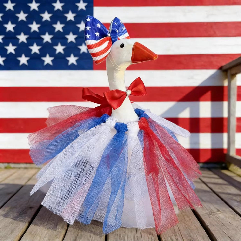 The Red, White & Goose Fit For Desktop Goose