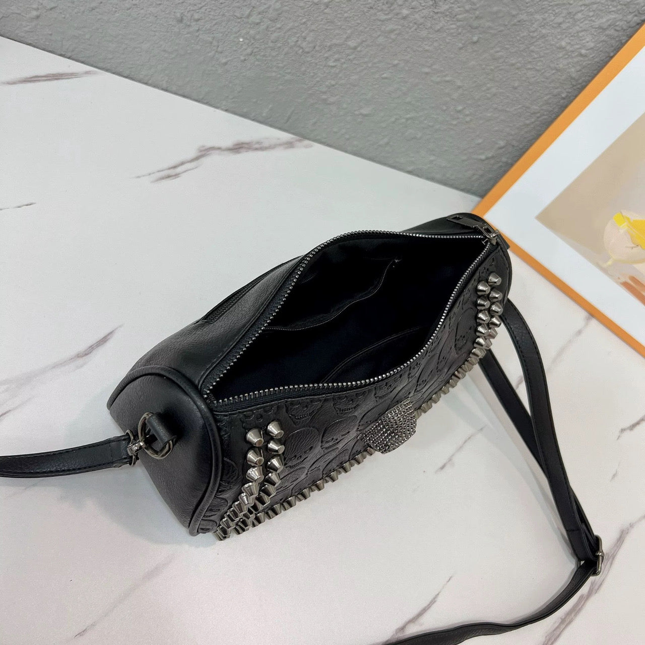 Skull Stud Crossbody
