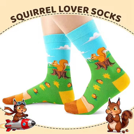 Funny Squirrel Socks