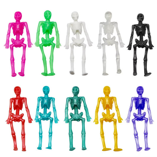 10 Piece Skeleton Squish Set