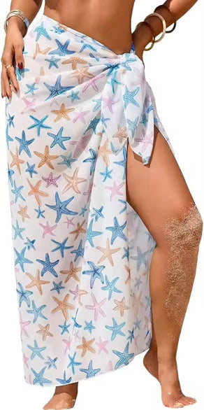 The Azure Breeze Coverup Skirt