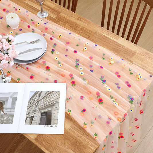 Pretty Floral Table Runner