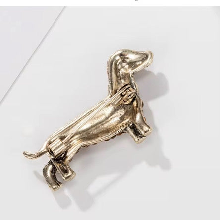 Dapper Dog Brooch