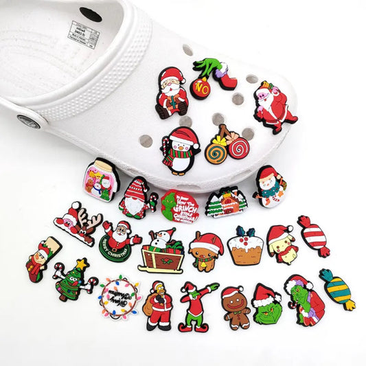 26 Piece Christmas Shoe Charms