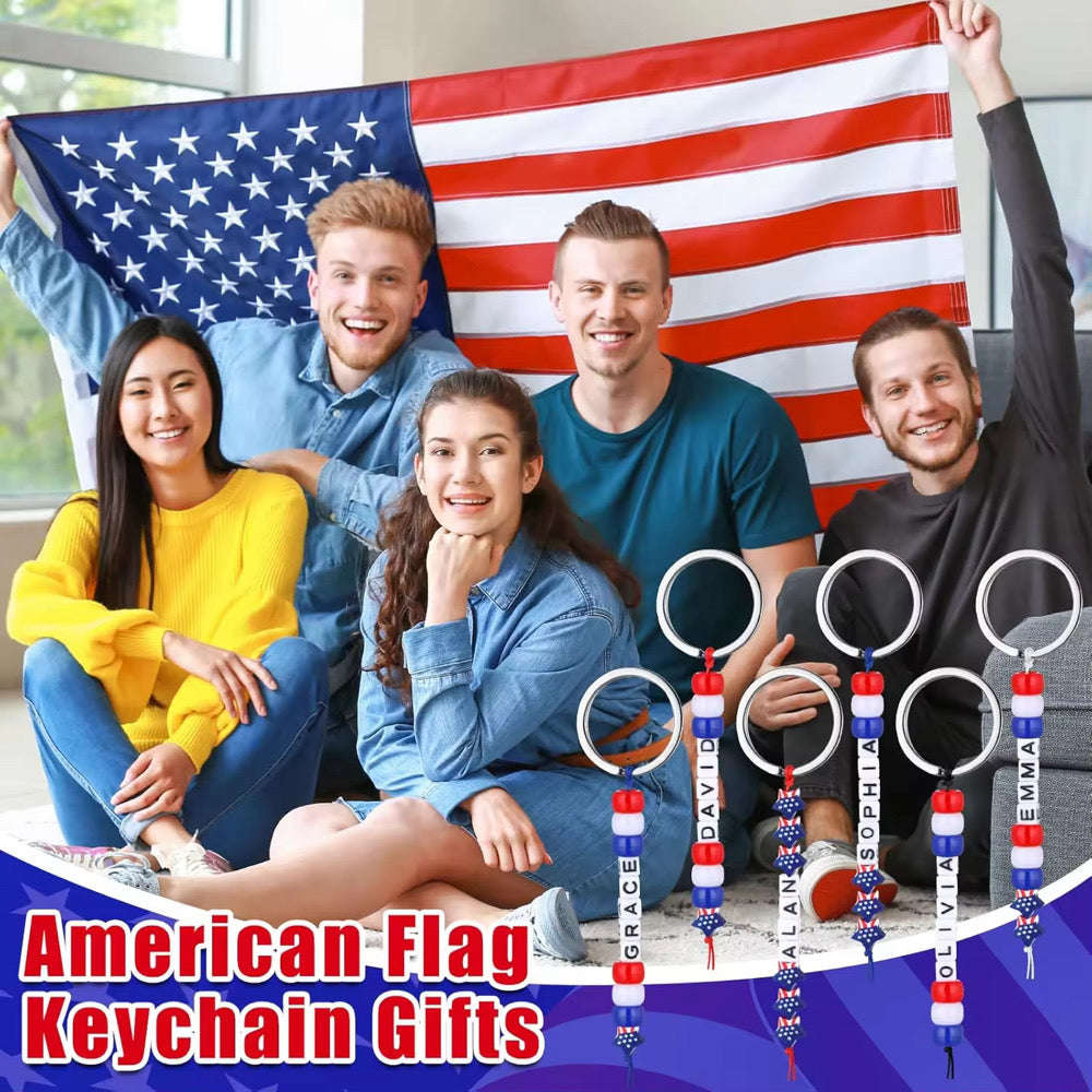 Red, White & Craft Keychain Kit
