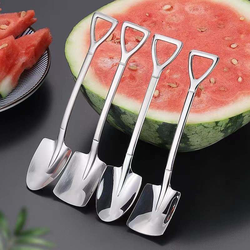 4 Piece Dessert Spoon Shovels