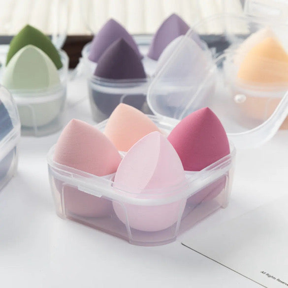 4 Piece Makeup Sponge Set